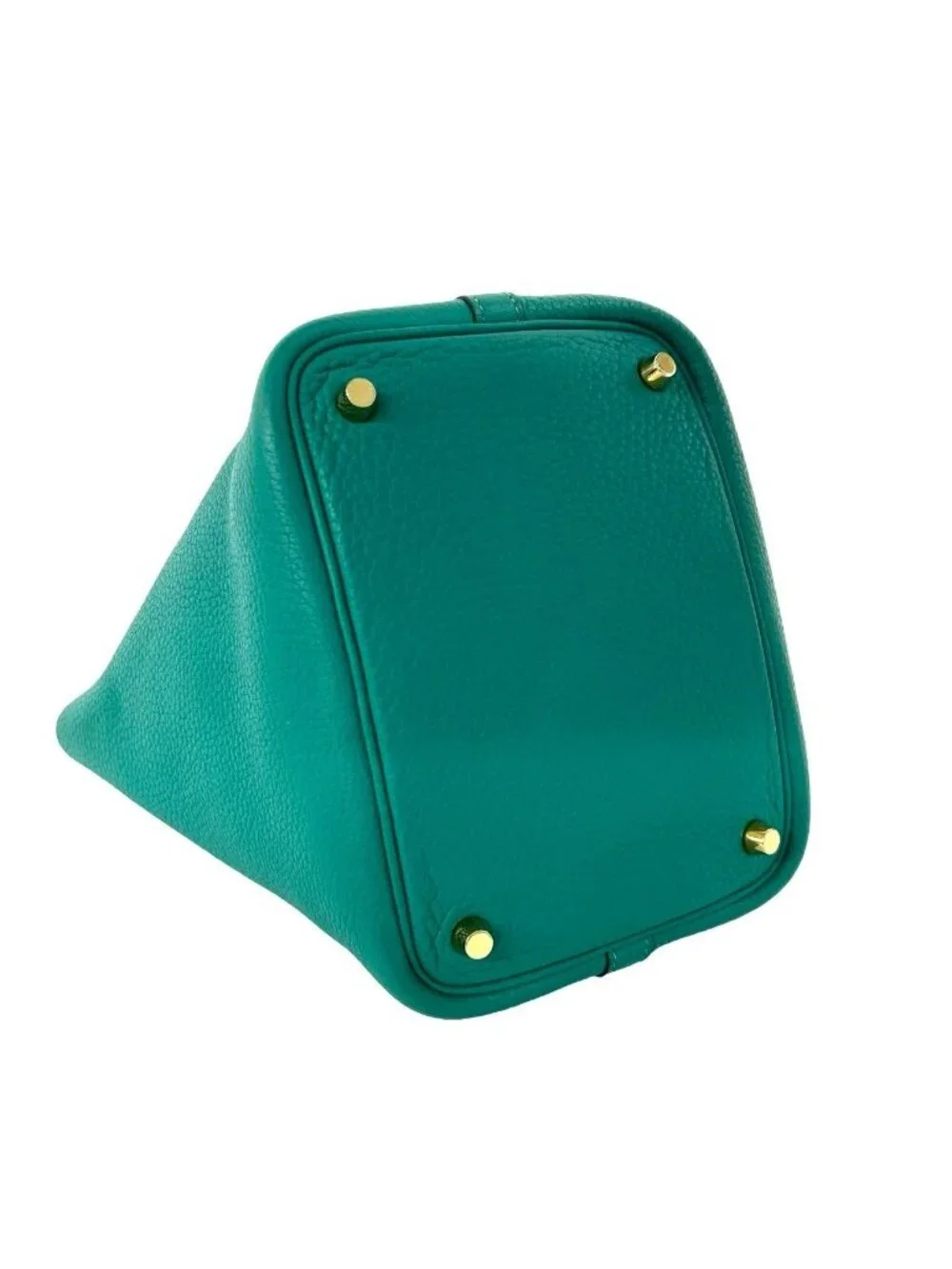Hermes Picotin Lock Taurillon Clemence Handbag Mini Tote Vert Vertigo